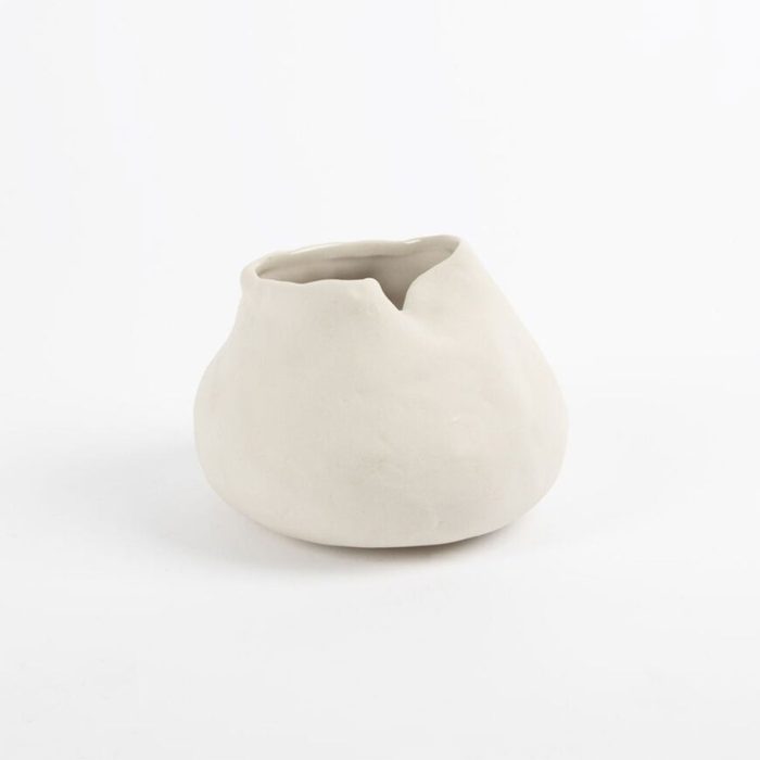 Vase Gaia White Large 17x13cm - Papaya