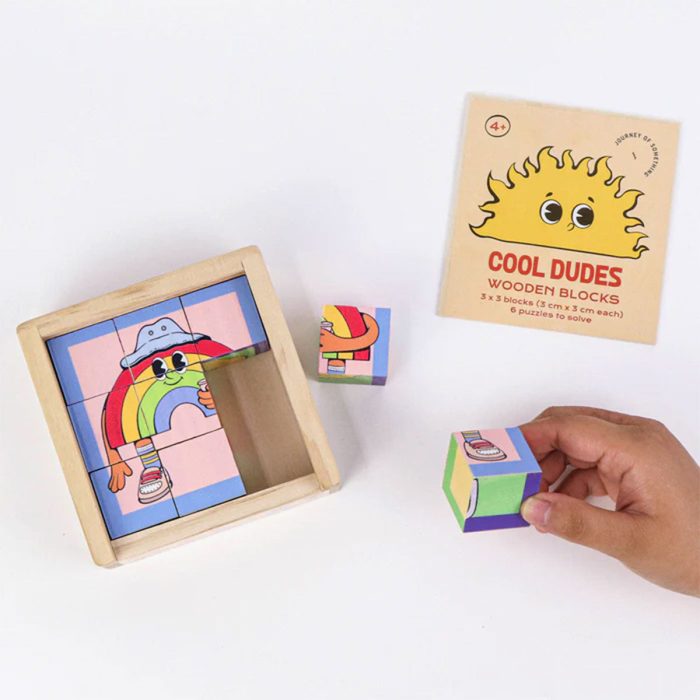Wooden Block Puzzle Cool Dudes - Journey Of Something